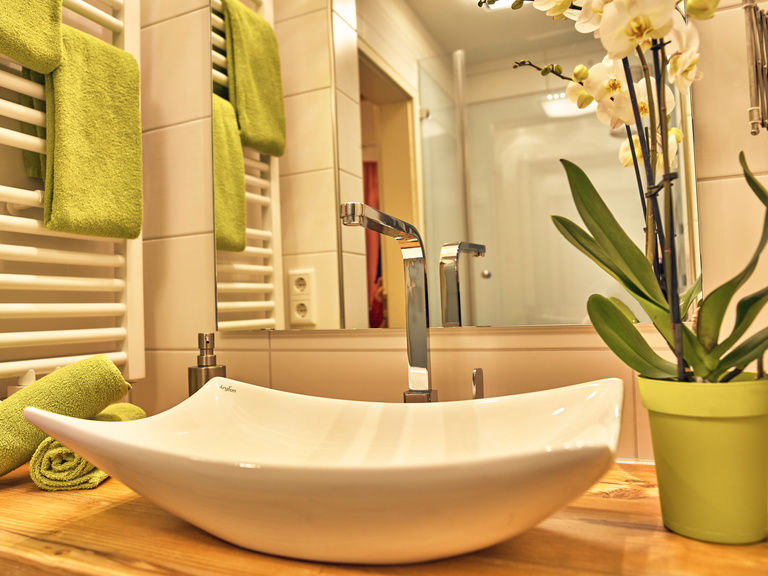 Neu renoviertes Badezimmer in unserer Ferienwohnung Hochzell in Bodenmais