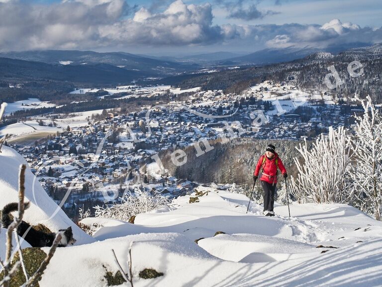 Schnee-Schuh-Tour auf den Silberberg in Bodenmais