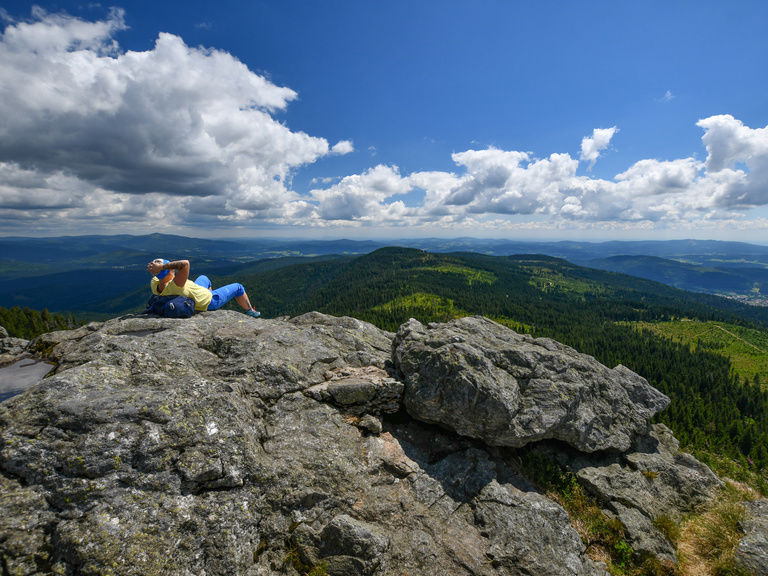 Traumhaufte Aussicht mit Panoramablick auf Bodenmais