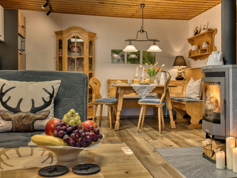 Gemütliche Ferienwohnung mit Kaminofen in der Fewo Kronberg in Bodenmais